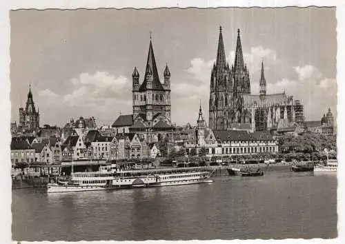 [Ansichtskarte] GERMANY - Köln am Rhein - Rheinufer. 