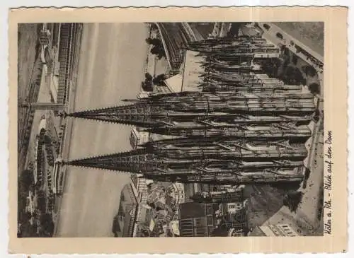 [Ansichtskarte] GERMANY - Köln am Rhein - Blick auf den Dom. 