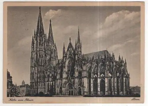 [Ansichtskarte] GERMANY - Köln am Rhein -  Dom. 