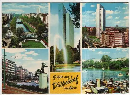 [Ansichtskarte] GERMANY - Düsseldorf am Rhein. 