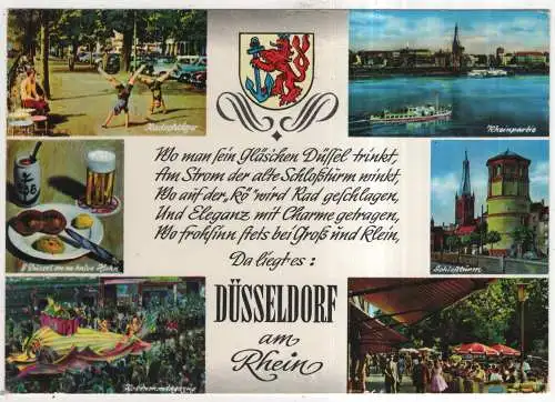 [Ansichtskarte] GERMANY - Düsseldorf am Rhein. 