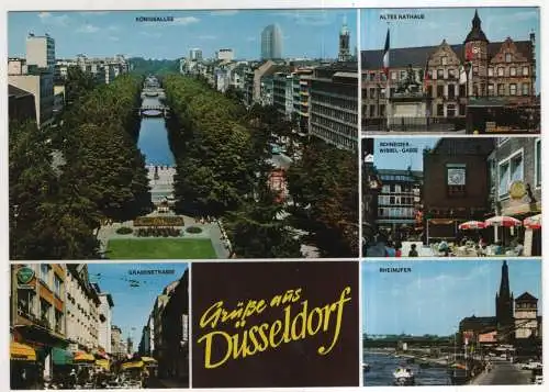 [Ansichtskarte] GERMANY - Düsseldorf am Rhein. 