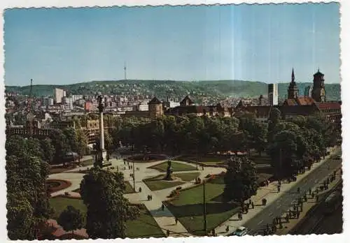 [Ansichtskarte] GERMANY - Stuttgart  - Schlossplatz. 