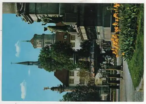 [Ansichtskarte] GERMANY - Stuttgart - Schlossplatz mit Stíftskirche. 