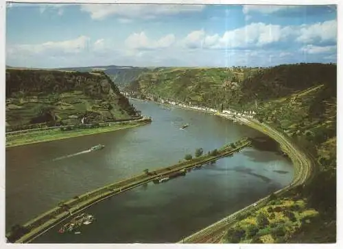 [Ansichtskarte] GERMANY - Loreley - Blick vom Loreleifelsen ins Rheintal. 