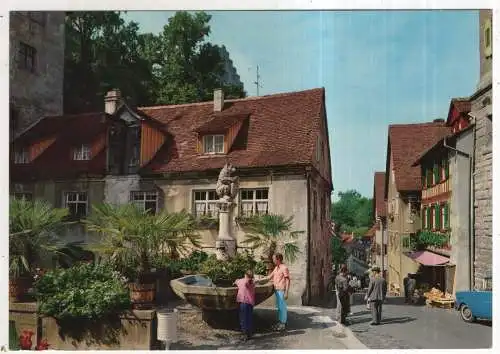 [Ansichtskarte] GERMANY - Meersburg am Bodensee - Steigstrasse u. Bärenbrunnen. 