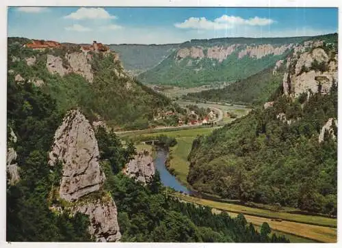 [Ansichtskarte] GERMANY - Donautal - Blick vom Eichfelsen auf Schloß Werenwag. 