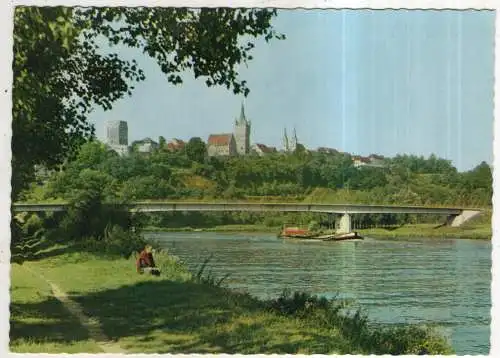 [Ansichtskarte] GERMANY - Bad Wimpfen am Neckar mit neuer Neckarbrücke. 