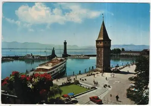 [Ansichtskarte] GERMANY - Lindau im Bodensee - Hafen. 