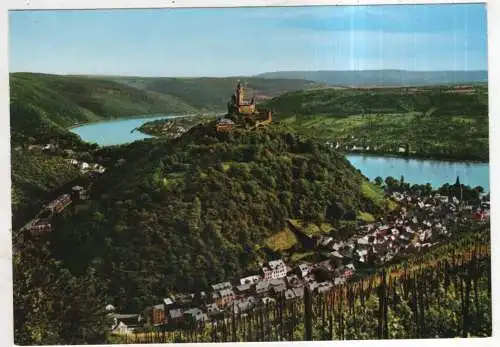 [Ansichtskarte] GERMANY - Die Marksburg mit Braubach am Rhein. 