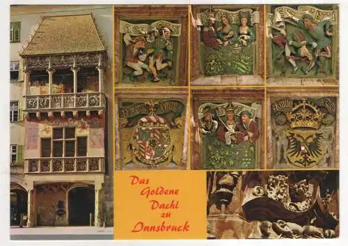 [Ansichtskarte] AUSTRIA -  Innsbruck - Das Goldene Dachl. 