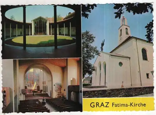 [Ansichtskarte] AUSTRIA -  Graz - Fatima-Kirche. 