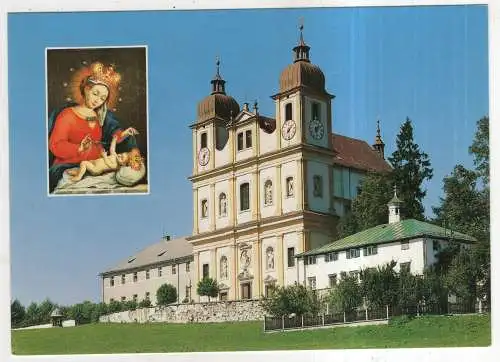 [Ansichtskarte] AUSTRIA -  Wallfahrtsbasilika Maria Plain bei Salzburg - Gnadenbild. 