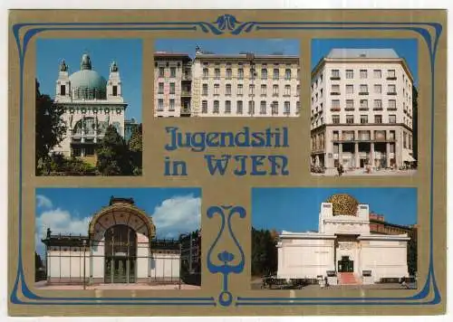 [Ansichtskarte] AUSTRIA - Wien - Jugendstil. 