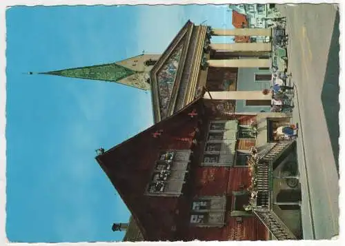 [Ansichtskarte] AUSTRIA - Dornbirn - Rotes Haus a. Marktplatz. 