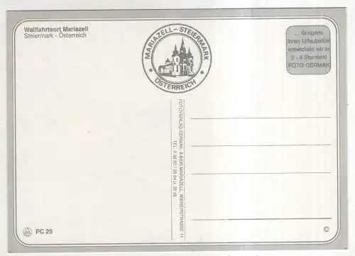 [Ansichtskarte] AUSTRIA - Mariazell. 