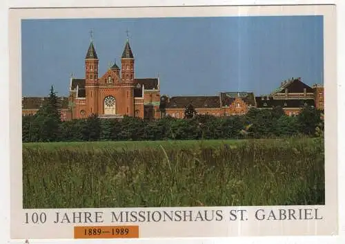 [Ansichtskarte] AUSTRIA - Mödling - 100 Jahre Missionshaus St. Gabriel 1889-1989. 