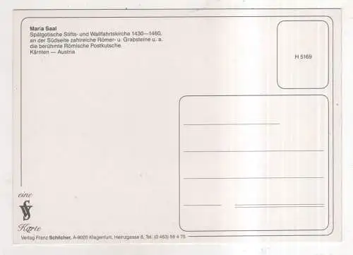[Ansichtskarte] AUSTRIA - Maria Saal. 