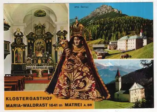 [Ansichtskarte] AUSTRIA - Matrei an Br. - Klostergasthof Maria-Waldrast. 