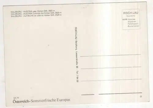 [Ansichtskarte] AUSTRIA - Salzburg. 