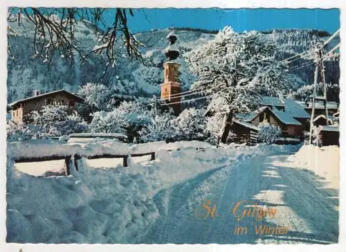 [Ansichtskarte] AUSTRIA - St. Gilgen im Winter. 