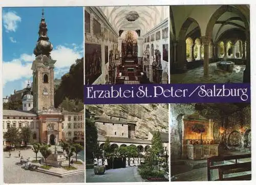 [Ansichtskarte] AUSTRIA - Salzburg - Erzabtei St. Peter. 