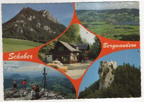 [Ansichtskarte] AUSTRIA - Jausenstation Wartenfels mit Schober. 