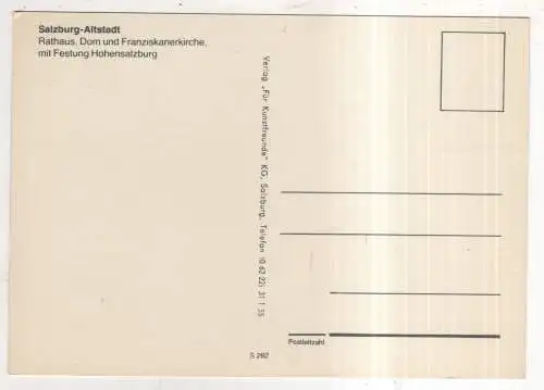 [Ansichtskarte] AUSTRIA - Salzburg. 