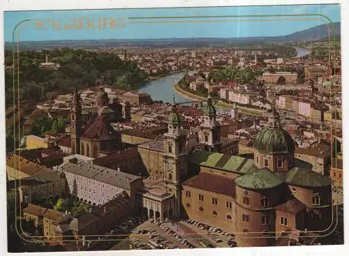 [Ansichtskarte] AUSTRIA - Salzburg - Blick von der Burg. 