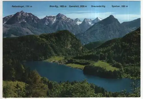 [Ansichtskarte] AUSTRIA - Schwarzensee - das Kleinod am Fuße des Schafberges bei St. Wolfgang. 