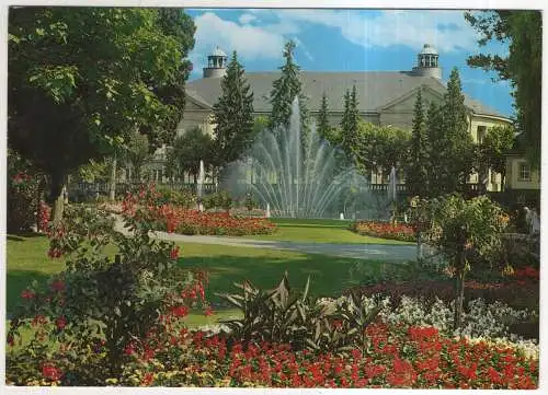 [Ansichtskarte] GERMANY - Bad Kissingen - Rosengarten mit Regentenbau. 