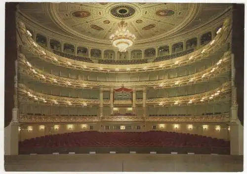 [Ansichtskarte] GERMANY - Dresden - Semperoper - Zuschauerraum. 