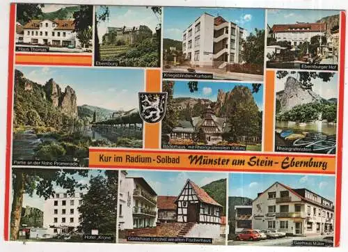 [Ansichtskarte] GERMANY - Münster am Stein - Ebernburg. 