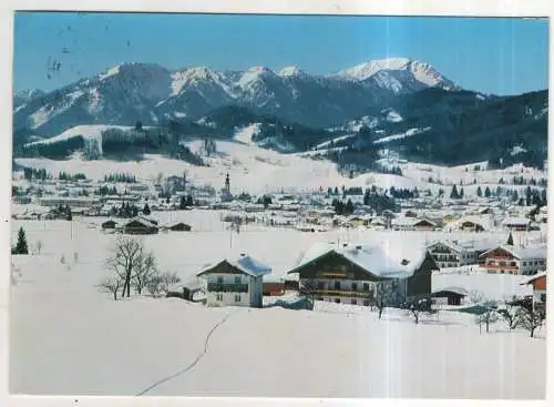 [Ansichtskarte] GERMANY - Inzell / Obb. mit Hochfelln. 