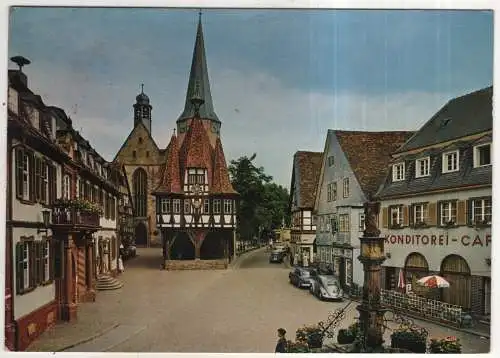 [Ansichtskarte] GERMANY - Michelstadt / Odenwald - Marktplatz. 