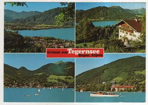 [Ansichtskarte] GERMANY - Tegernsee / Bayer. Alpen. 