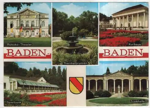 [Ansichtskarte] GERMANY - Baden-Baden. 