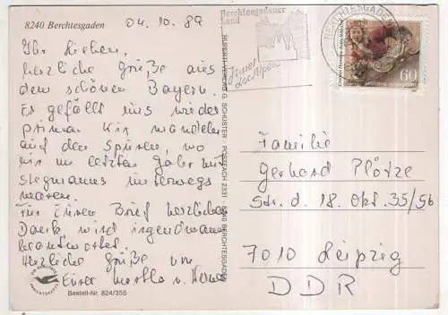 [Ansichtskarte] GERMANY - Berchtesgaden. 
