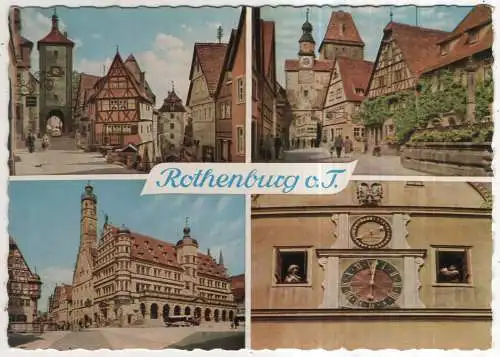 [Ansichtskarte] GERMANY - Rothenburg o. T. 