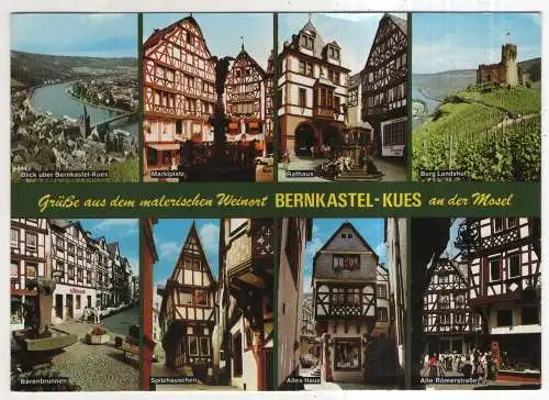 [Ansichtskarte] GERMANY - Bernkastel-Kues an der Mosel. 