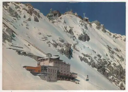 [Ansichtskarte] GERMANY - Zugspitze mit Hotel Schneefernerhaus. 