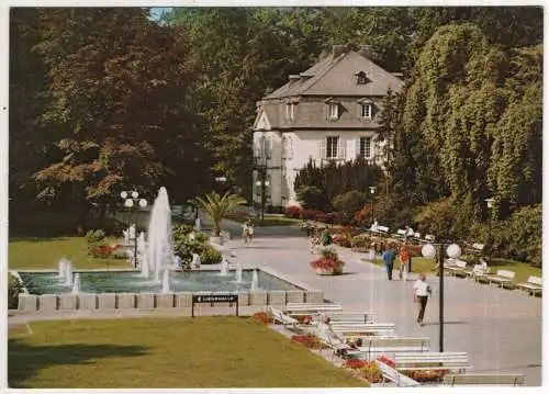 [Ansichtskarte] GERMANY - Bad Nenndorf - Kurpromenade mit Leuchtfontäne. 