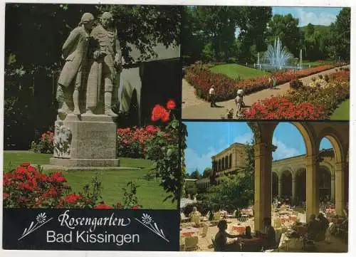 [Ansichtskarte] GERMANY - Bad Kissingen - Rosengarten. 