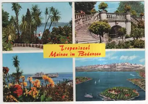 [Ansichtskarte] GERMANY - Tropeninsel Mainau im Bodensee. 