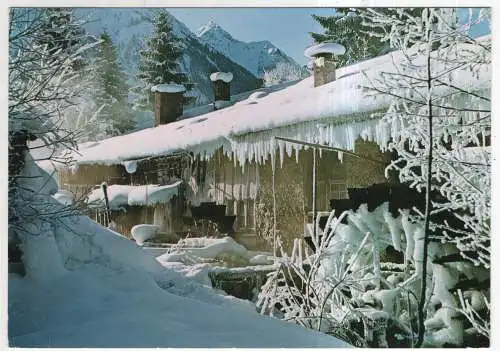 [Ansichtskarte] GERMANY - Hindelang-Bad Oberdorf mit Rotspitze - ehemalige Waffenschmiede. 