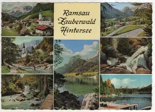 [Ansichtskarte] GERMANY - Ramsau - Zauberwald - Hintersee. 