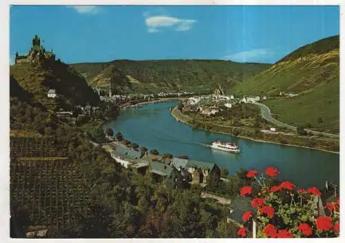 [Ansichtskarte] GERMANY - Cochem an der Mosel mit Burg Cochem. 