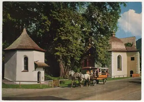 [Ansichtskarte] GERMANY - Oberstdorf / Allgäu - Loretto-Kapelle mit Stellwagen. 