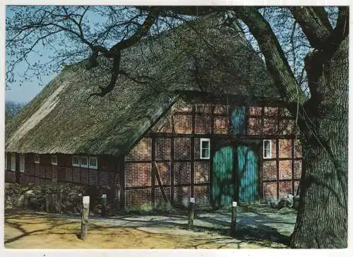 [Ansichtskarte] GERMANY - Naturschutzgebiet Lüneburger Heide - Wilsede - Prof. Conwentz-Haus. 