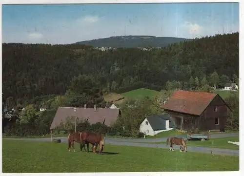 [Ansichtskarte] GERMANY - Warmensteinach im Fichtelgebirge - Blick zum Ochsenkopf. 